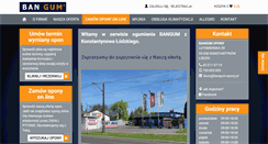 Desktop Screenshot of bangum-opony.pl