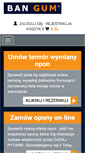 Mobile Screenshot of bangum-opony.pl